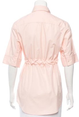 Celine Belted Button-Up Top w/ Tags