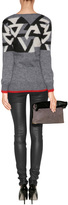 Thumbnail for your product : Matthew Williamson Abstract Knit Pullover in Grey