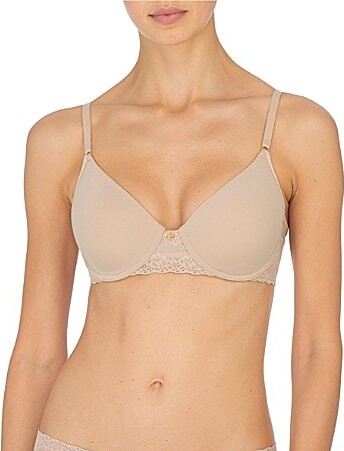 Natori Bliss Perfection Contour Underwire Lace Trim T-Shirt Bra