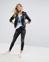 Thumbnail for your product : MANGO Cropped Biker Jacket