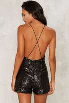Thumbnail for your product : Motel Vanille Sequin Romper