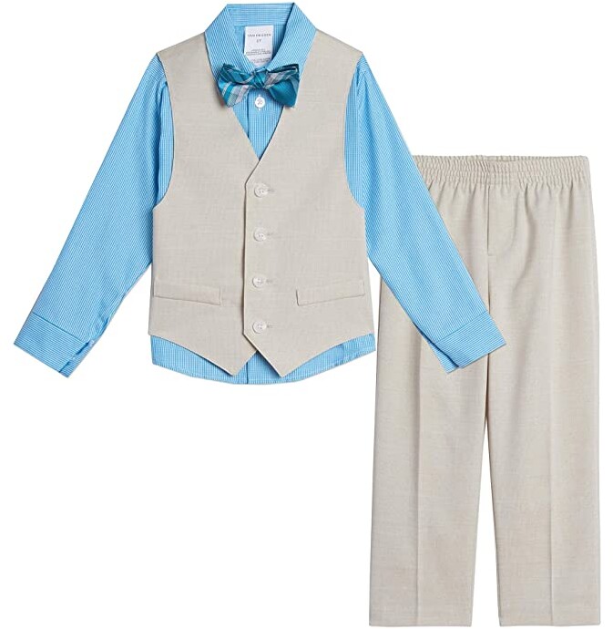 Van Heusen Boys' 4-piece Formal Suit Vest Set