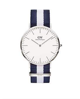 Daniel Wellington Classic Glasgow 40Mm S White Dial Watch