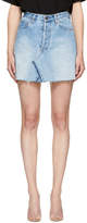 Thumbnail for your product : RE/DONE Blue Levis Edition Denim High-Rise Miniskirt