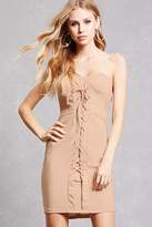 Thumbnail for your product : Forever 21 Lace-Up Grommet Tube Dress