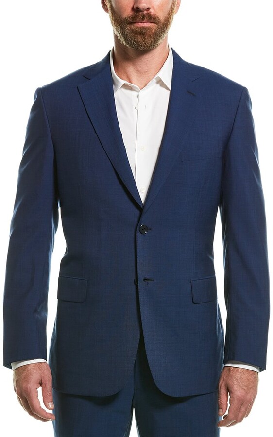 Midnight blue virgin wool Brunico suit