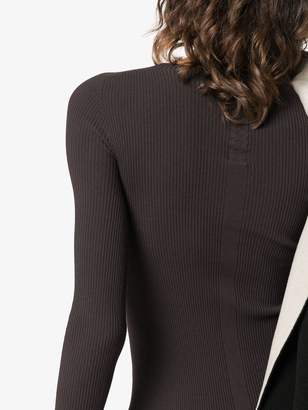 Rick Owens long sleeved ribbed sweater