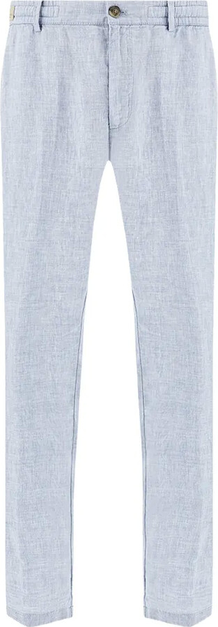 Paul & Shark Linen Chino Trousers