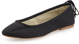 Thumbnail for your product : Soludos Slip-On Sateen Ballet Flat, Black