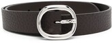 Thumbnail for your product : Orciani Oval-Buckle Leather Belt