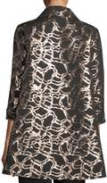 Thumbnail for your product : Pop the Cork Jacquard Party Jacket, Plus Size