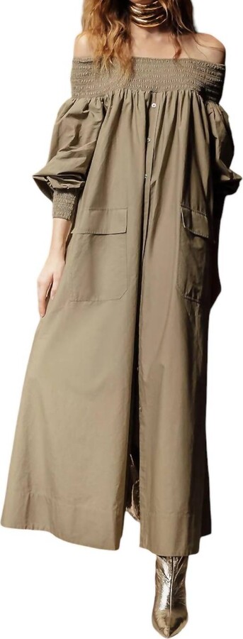 Mes Demoiselles Dress Parimar In Kaki