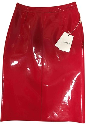 Valentino Garavani Red Patent leather Skirt for Women