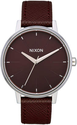 Nixon Women Kensington Leather Strap Watch 37mm