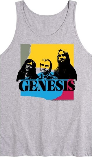 Genesis Men'sGenesisGroupMembersTrioGraphicTankTop-AthleticHeather-Small