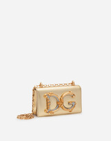 Thumbnail for your product : Dolce & Gabbana Girls Phone Bag In Nappa Mordore Leather