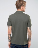 Thumbnail for your product : Timberland Slim Logo Pique Polo In Green