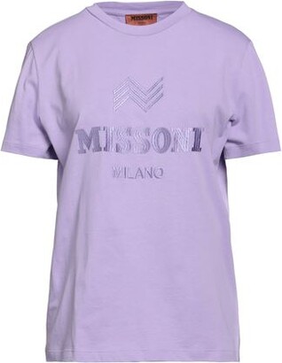 Missoni Oversized Lurex Knit T-Shirt With Crew Neck - ShopStyle Missoni Oversized Lurex Knit T-Shirt With Crew Neck - ShopStyle