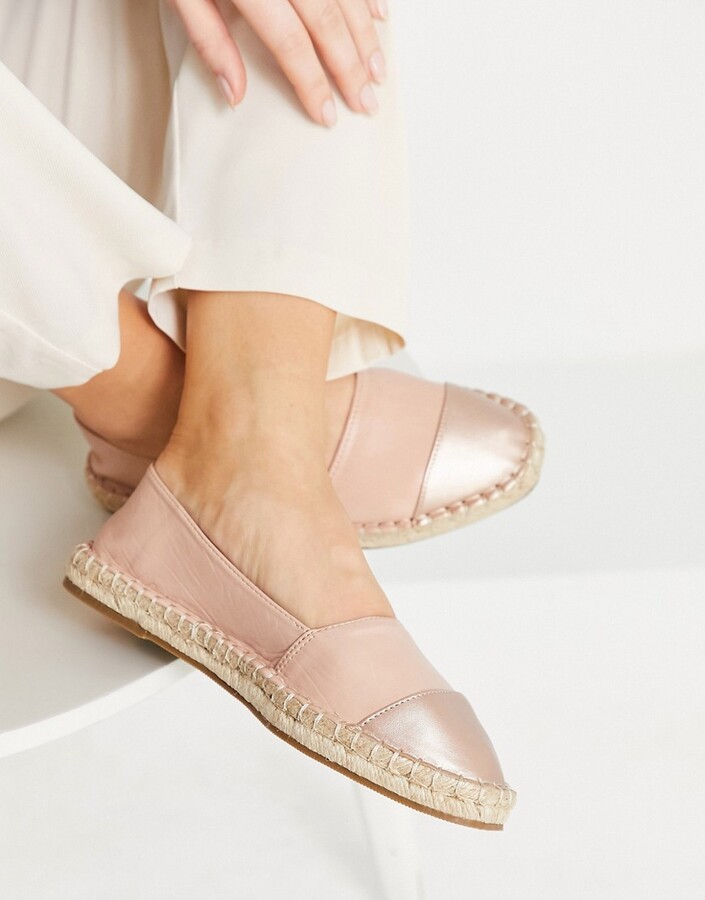 Espadrilles Rose Gold | Shop the world's largest collection of fashion |  ShopStyle