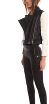 Thumbnail for your product : Helmut Lang Forge Leather Biker Jacket