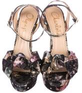 Thumbnail for your product : Charlotte Olympia Vreeland Velvet Sandals
