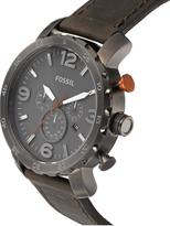 Thumbnail for your product : Fossil Mens Nate Black Dial and Strap Watch