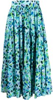 Thumbnail for your product : Gianluca Capannolo High-Rise Floral-Print Tiered Midi Skirt
