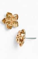 Thumbnail for your product : Tory Burch 'Cecily' Flower Logo Stud Earrings