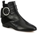 Thumbnail for your product : IRO Omel Buckle Leather & Suede Booties