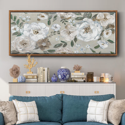 Wexford Home Rose Garden- Framed Canvas