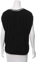 Thumbnail for your product : Vanessa Bruno Lace-Accented Sleeveless Top