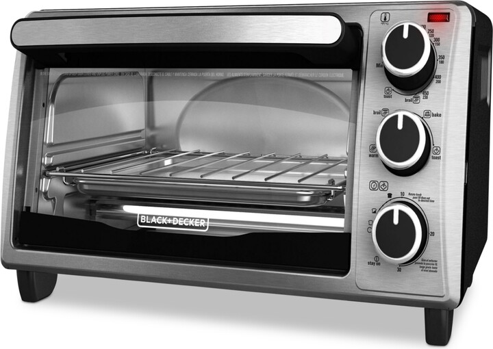 Black & Decker Stainless Steel 4 Slice Toaster & Broiler Oven ShopStyle