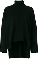 Thumbnail for your product : Nude asymmetric loose fit roll neck top