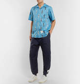 Thumbnail for your product : Thom Browne Drawstring Canvas Trousers - Navy