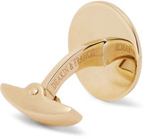 Thumbnail for your product : Deakin & Francis Big Ben Enamelled 18-Karat Gold Ruby Cufflinks