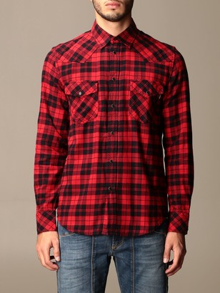 diesel red shirt