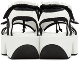 Thumbnail for your product : Cecilie Bahnsen White & Black May Platform Sandals