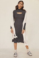 Thumbnail for your product : Bordeaux Cut-Out Midi Dress By in Grey Size XS
