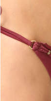 Thumbnail for your product : Vix Paula Hermanny Burgundy Tie Bikini Bottoms