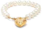 Thumbnail for your product : ELISE TSIKIS Cernassa Faux-pearl & 18kt Gold-plated Bracelet - Pearl