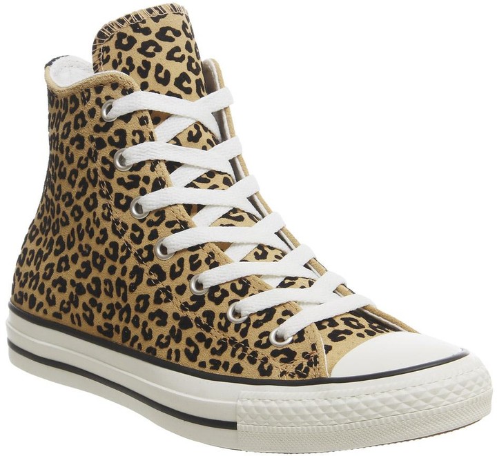 black leopard converse