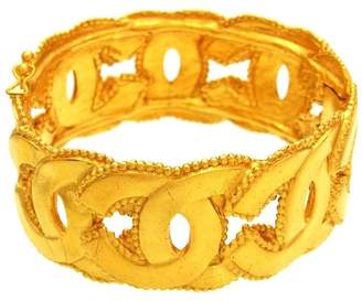 Chanel Gold Tone Metal Bracelet