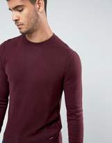 Thumbnail for your product : BOSS ORANGE by Hugo Boss Albonon Merino Knitted Sweater in Burgundy
