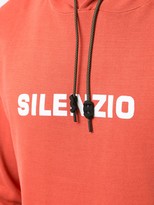 Thumbnail for your product : Aspesi Silenzio print cotton hoodie