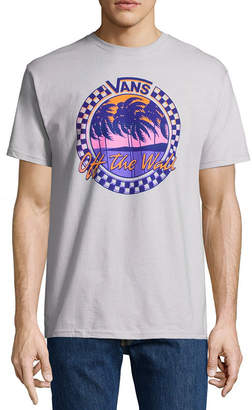 Vans Mens Crew Neck Short Sleeve Logo Graphic T-Shirt