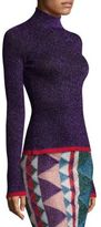 Thumbnail for your product : Missoni Fine Ribbed Lame Turtleneck Sweater