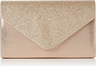 kelly glitter clutch bag