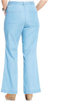 Thumbnail for your product : NYDJ Plus Size Lindsey Wide-Leg Jeans