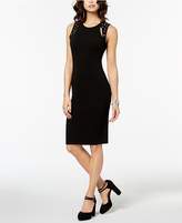 Thumbnail for your product : Almost Famous Juniors' Embellished Cutout Sheath Dress