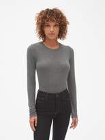 Thumbnail for your product : Gap Ribbed Long Sleeve Crewneck T-Shirt